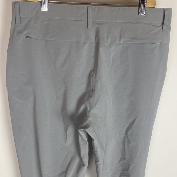 Fabletics The Only Pants Gray Performance Stretch Chino Men's Size L - Picture 4 of 11